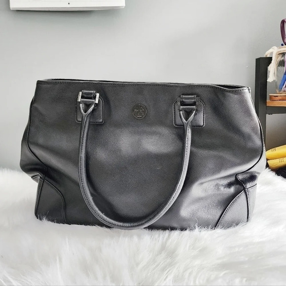 Tory Burch Hudson Bay Robinson Leather Tote - Picture 2 of 11